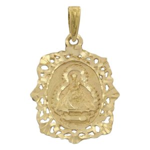 Medallas oro 18kl v.de la cabeza-20x26mm