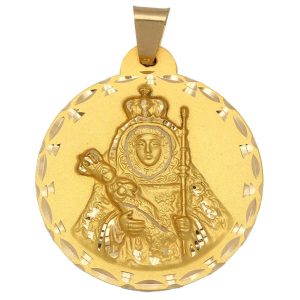 Medalla oro 18kl v. candelaria – 42mm