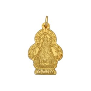 Medalla oro 18kl v. de la cabeza – 11x18mm