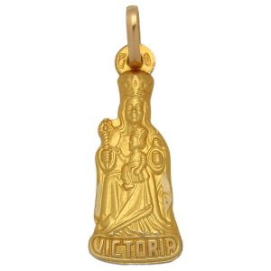 Medalla oro 18kl v.de la victoria – 11x28mm