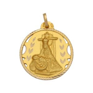 Medalla oro 18kl v. de las angustias – 16mm
