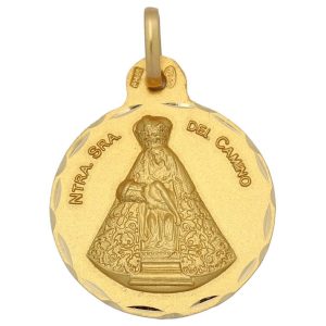 Medalla oro 18kl v. del camino – 21mm
