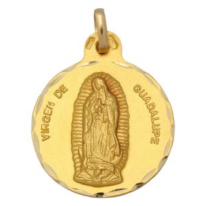 Medalla oro 18 kl virgen de guadalupe – 21mm