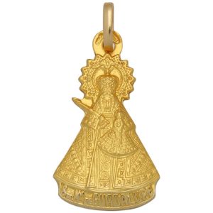 Medalla oro 18kl v. de guadalupe – 17x29mm