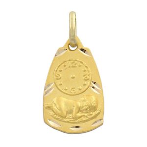 Medalla oro 18kl niño reloj – 11x19mm
