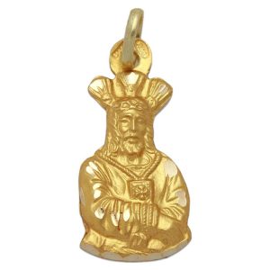 Medalla oro 18kl el cautivo – 21x41mm