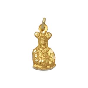 Medalla oro 18kl el cautivo – 12x24mm