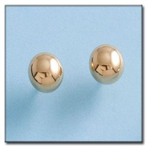 Pendientes oro 18kl bola – 8mm