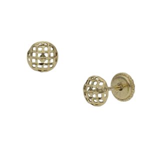 Pendientes oro 18kl redondos – 5mm