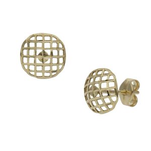 Pendientes oro 18kl redondos – 8mm