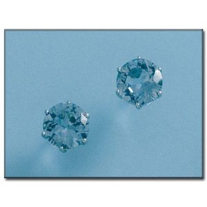 Pendientes oro blanco 18kl – 9mm