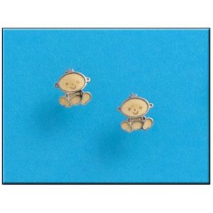 Pendientes oro 18kl niño