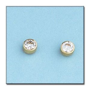 Pendientes oro 18kl redondos