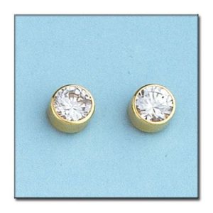 Pendientes oro 18kl redondos
