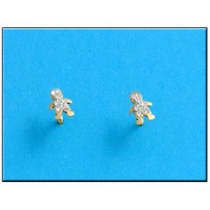 Pendientes oro 18kl niño pequeño