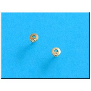 Pendientes oro 18kl redondos