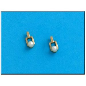 Pendientes oro 18kl perlas