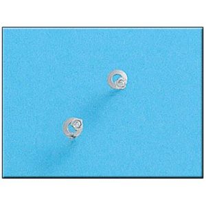 Pendientes oro blanco 18kl