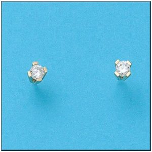 Pendientes oro 18kl circonitas