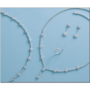 Pendientes en oro 18kl blanco
