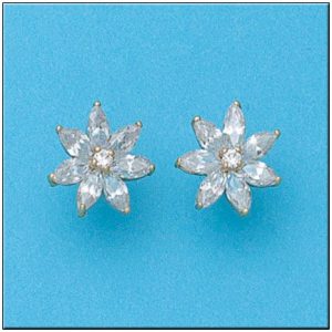 Pendientes oro 18kl estrellas