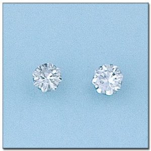 Pendientes oro blanco 18kl