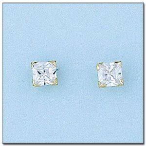 Pendientes oro 18kl – 5×5 – agotado temporalmente