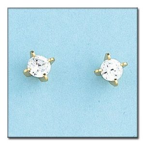 Pendientes oro 18kl – 6mm