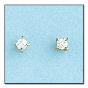 Pendientes oro 18kl – 5mm