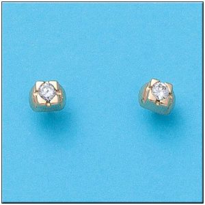 Pendientes oro 18kl circonitas