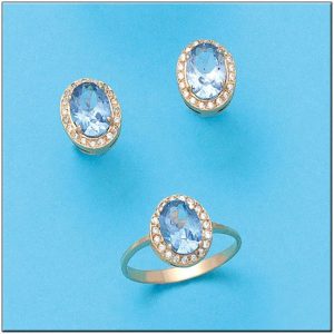 Pendientes oro 18kl circonitas