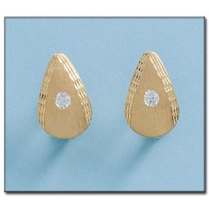 Pendientes oro 18kl circonitas