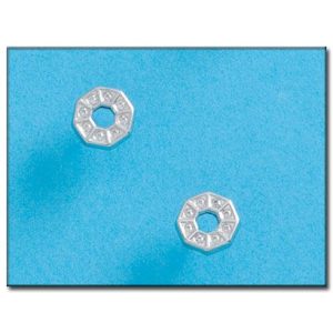 Pendientes oro blanco 18kl