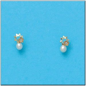 Pendientes oro 18kl estrellas