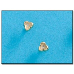 Pendientes oro 18kl circonitas