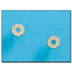 Pendientes oro 18kl redondos