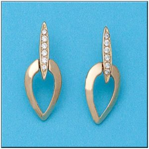 Pendientes oro 18kl circonitas