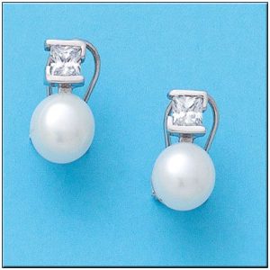 Pendientes oro blanco 18kl