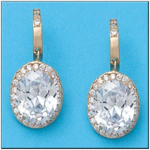 Pendientes oro 18kl circonitas