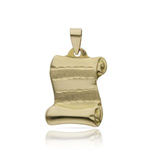 Placa oro 18kl pergamino – 15x21mm