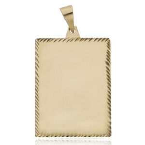 Placa oro 18kl tallada – 24x37mm