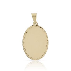 Placa tallada oro 18kl – 17x25mm