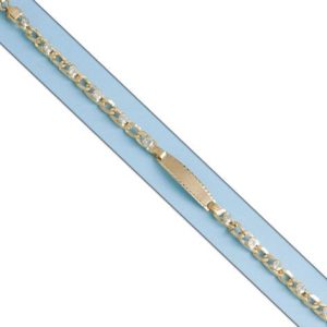 Pulsera oro 18kl troquelada circonitas