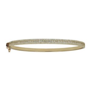 Brazalete oro 18kl circonitas