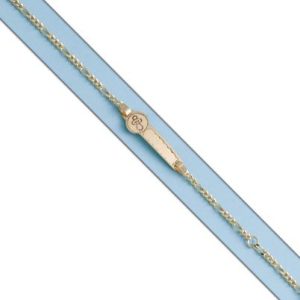 Pulsera oro 18kl chupete 3×1