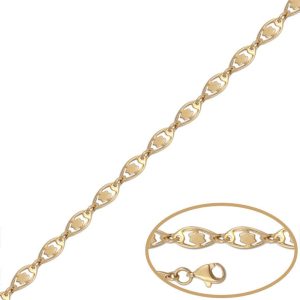 Pulsera oro 18kl flor