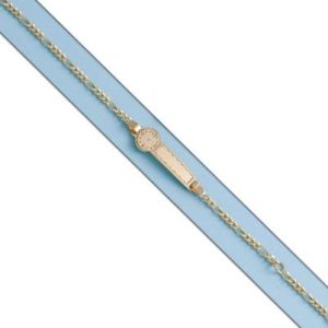 Pulsera oro 18kl reloj 3×1
