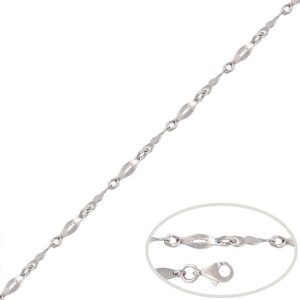 Pulsera oro blanco 18kl
