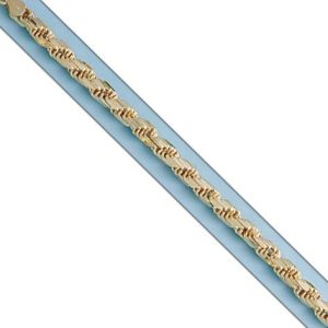 Pulsera oro 18kl salomonica tallada – 6mm