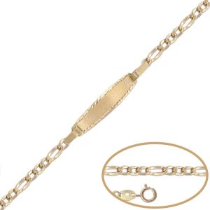 Pulsera oro 18kl – 12cm